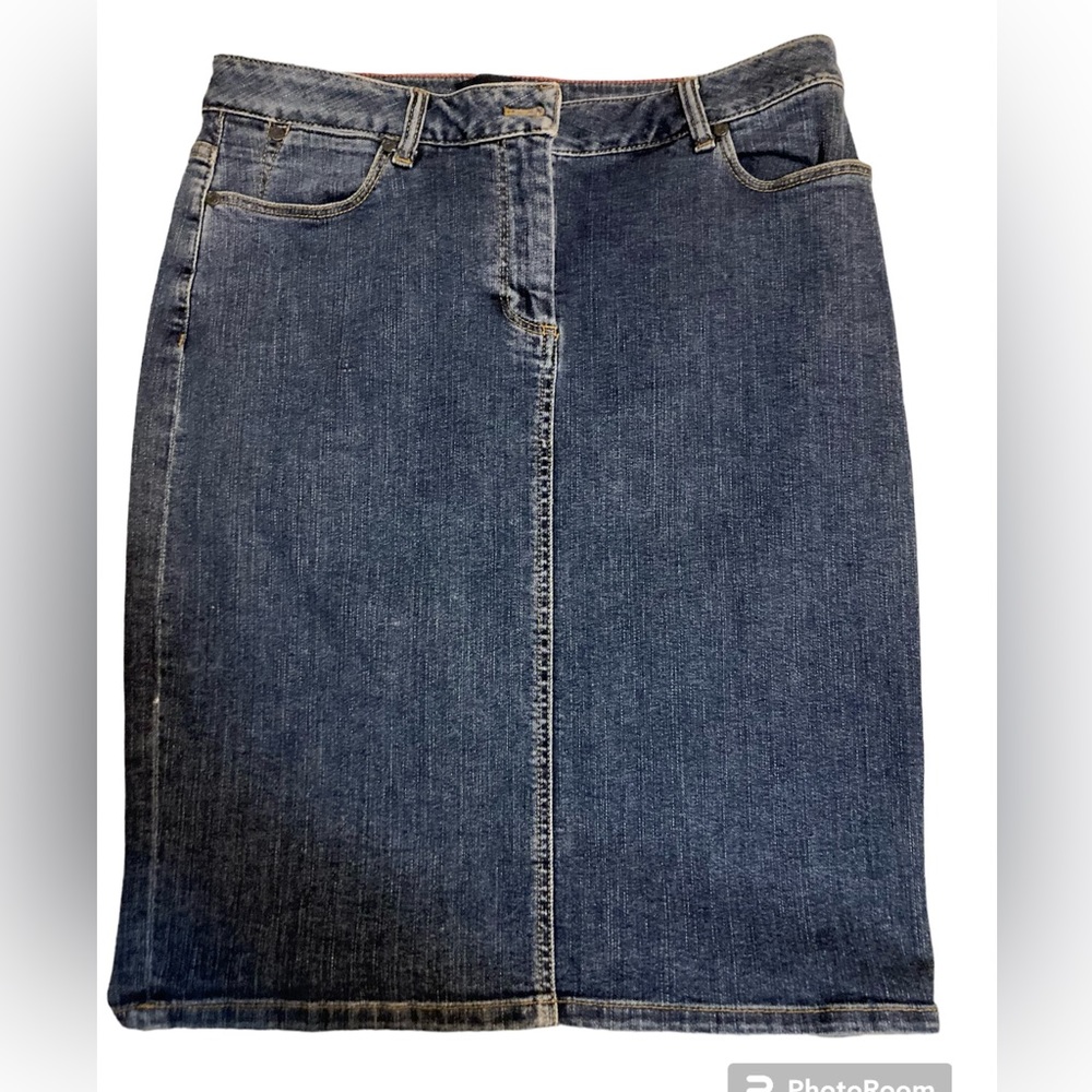 NWOT Denim Pencil Skirt